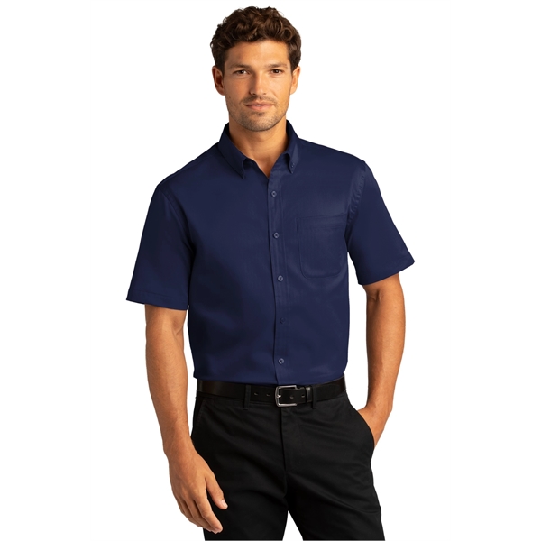 Port Authority Short Sleeve SuperPro React Twill Shirt. - Port Authority Short Sleeve SuperPro React Twill Shirt. - Image 57 of 91