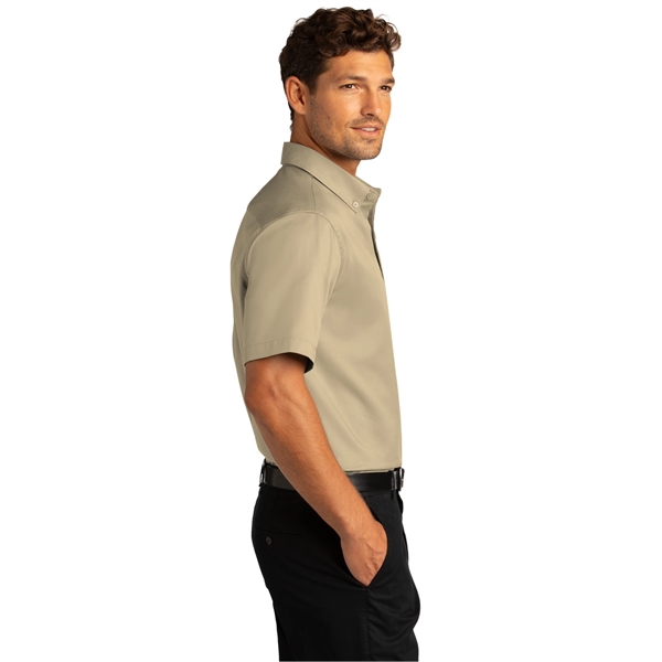 Port Authority Short Sleeve SuperPro React Twill Shirt. - Port Authority Short Sleeve SuperPro React Twill Shirt. - Image 74 of 91