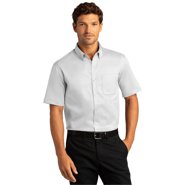 Port Authority Short Sleeve SuperPro React Twill Shirt. - Port Authority Short Sleeve SuperPro React Twill Shirt. - Image 77 of 91