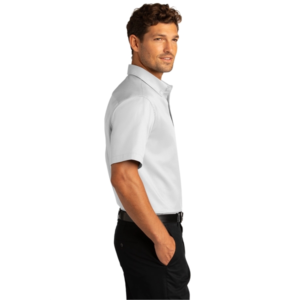 Port Authority Short Sleeve SuperPro React Twill Shirt. - Port Authority Short Sleeve SuperPro React Twill Shirt. - Image 79 of 91