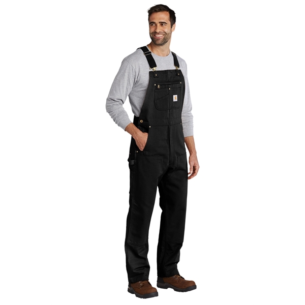 Carhartt Duck Unlined Bib Overalls. - Carhartt Duck Unlined Bib Overalls. - Image 4 of 10