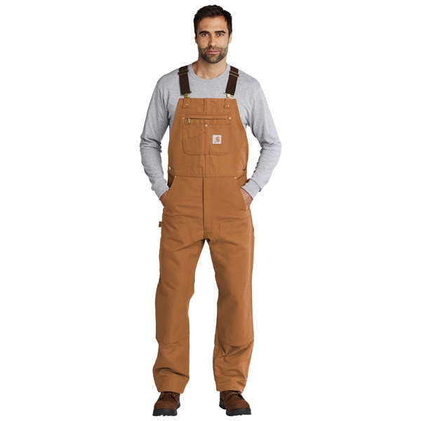 Carhartt Duck Unlined Bib Overalls. - Carhartt Duck Unlined Bib Overalls. - Image 5 of 10