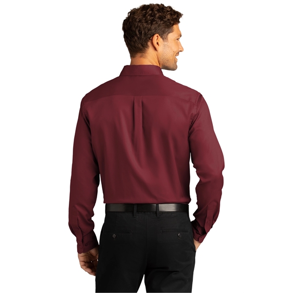 Port Authority Long Sleeve SuperPro React Twill Shirt. - Port Authority Long Sleeve SuperPro React Twill Shirt. - Image 6 of 91