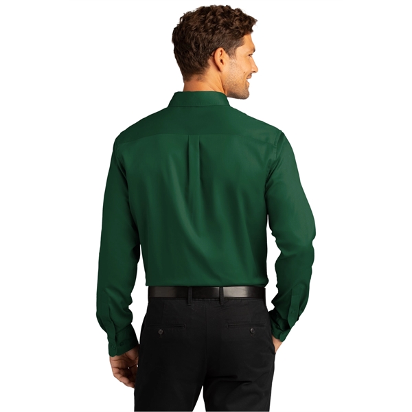 Port Authority Long Sleeve SuperPro React Twill Shirt. - Port Authority Long Sleeve SuperPro React Twill Shirt. - Image 16 of 91