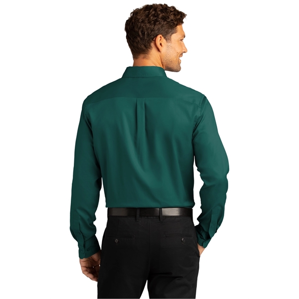 Port Authority Long Sleeve SuperPro React Twill Shirt. - Port Authority Long Sleeve SuperPro React Twill Shirt. - Image 36 of 91