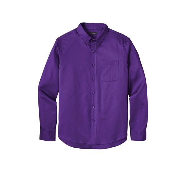 Port Authority Long Sleeve SuperPro React Twill Shirt. - Port Authority Long Sleeve SuperPro React Twill Shirt. - Image 43 of 91