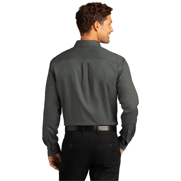 Port Authority Long Sleeve SuperPro React Twill Shirt. - Port Authority Long Sleeve SuperPro React Twill Shirt. - Image 56 of 91