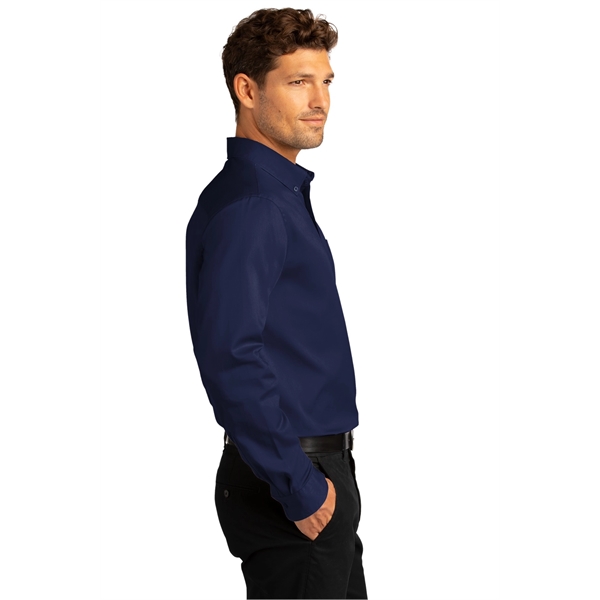 Port Authority Long Sleeve SuperPro React Twill Shirt. - Port Authority Long Sleeve SuperPro React Twill Shirt. - Image 67 of 91