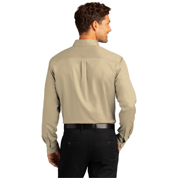 Port Authority Long Sleeve SuperPro React Twill Shirt. - Port Authority Long Sleeve SuperPro React Twill Shirt. - Image 81 of 91