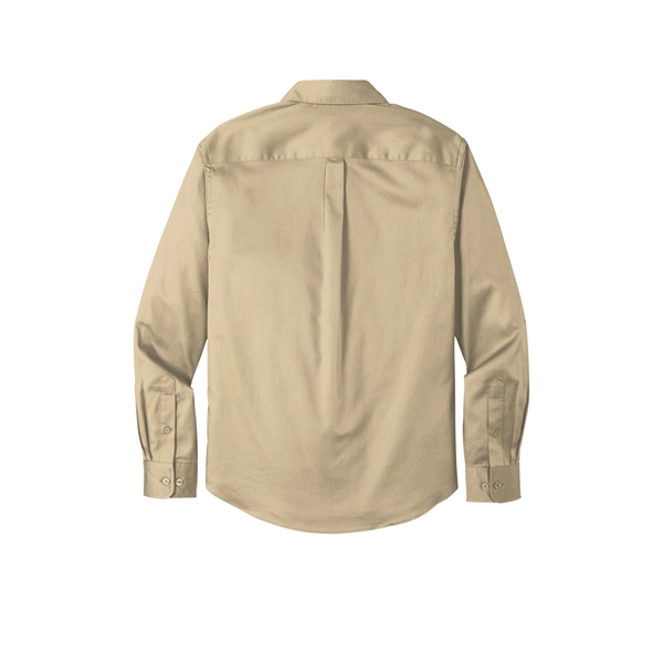 Port Authority Long Sleeve SuperPro React Twill Shirt. - Port Authority Long Sleeve SuperPro React Twill Shirt. - Image 84 of 91