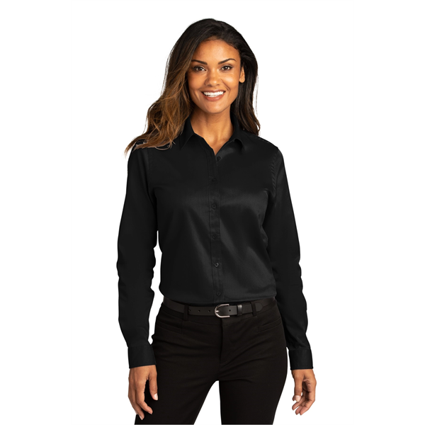 Port Authority Women's Long Sleeve SuperPro React Twill S... - Port Authority Women's Long Sleeve SuperPro React Twill S... - Image 19 of 91