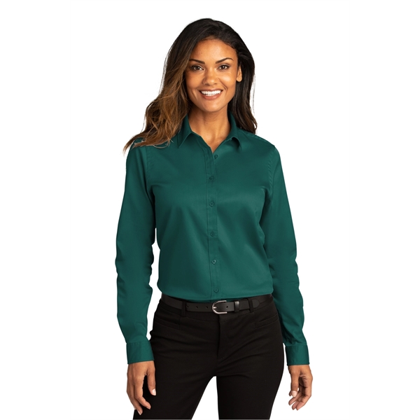 Port Authority Women's Long Sleeve SuperPro React Twill S... - Port Authority Women's Long Sleeve SuperPro React Twill S... - Image 30 of 91