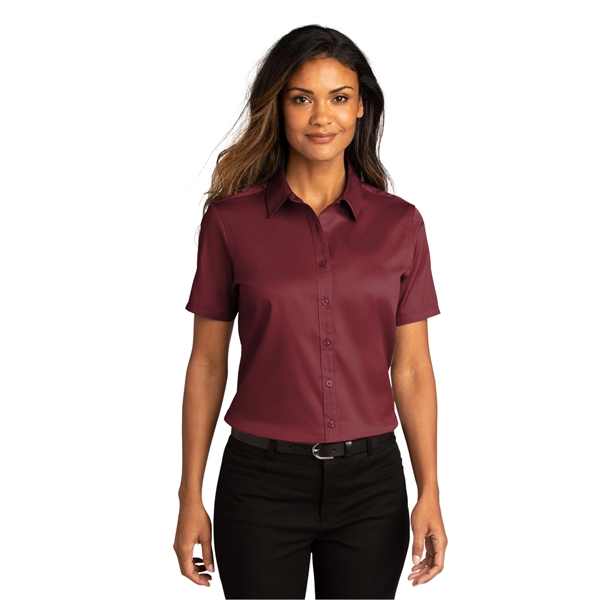 Port Authority Women's Short Sleeve SuperPro React Twill ... - Port Authority Women's Short Sleeve SuperPro React Twill ... - Image 5 of 91