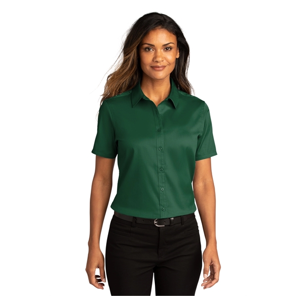 Port Authority Women's Short Sleeve SuperPro React Twill ... - Port Authority Women's Short Sleeve SuperPro React Twill ... - Image 15 of 91