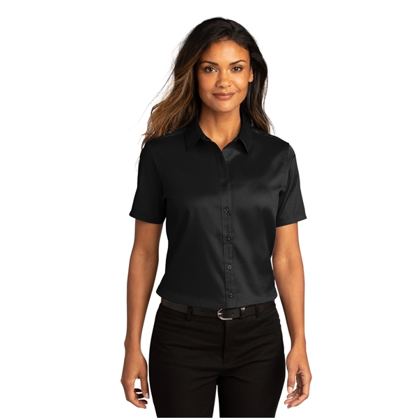 Port Authority Women's Short Sleeve SuperPro React Twill ... - Port Authority Women's Short Sleeve SuperPro React Twill ... - Image 20 of 91