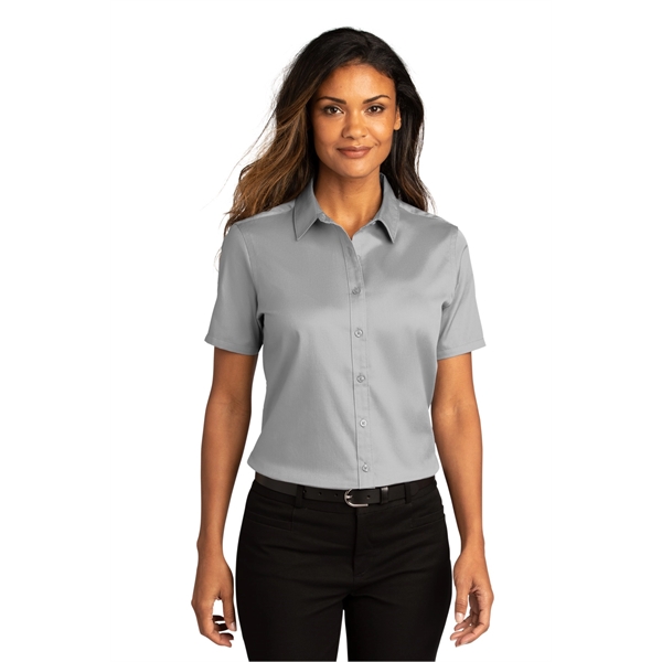 Port Authority Women's Short Sleeve SuperPro React Twill ... - Port Authority Women's Short Sleeve SuperPro React Twill ... - Image 30 of 91