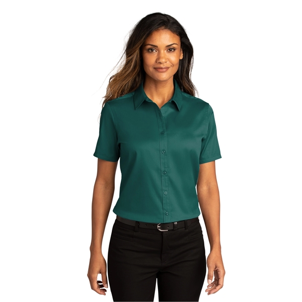 Port Authority Women's Short Sleeve SuperPro React Twill ... - Port Authority Women's Short Sleeve SuperPro React Twill ... - Image 34 of 91