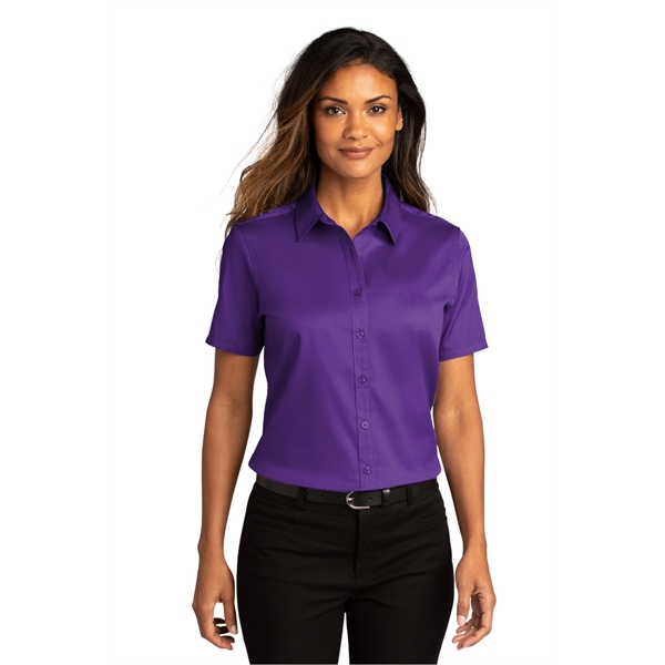 Port Authority Women's Short Sleeve SuperPro React Twill ... - Port Authority Women's Short Sleeve SuperPro React Twill ... - Image 39 of 91