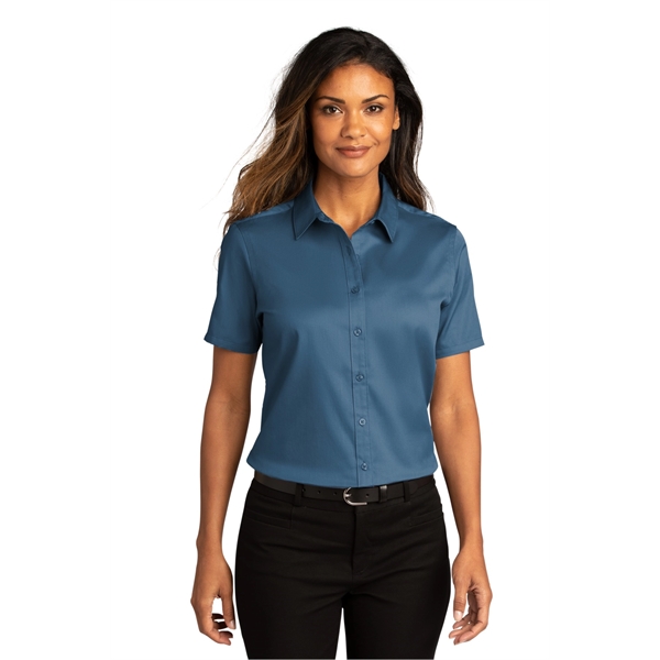 Port Authority Women's Short Sleeve SuperPro React Twill ... - Port Authority Women's Short Sleeve SuperPro React Twill ... - Image 44 of 91