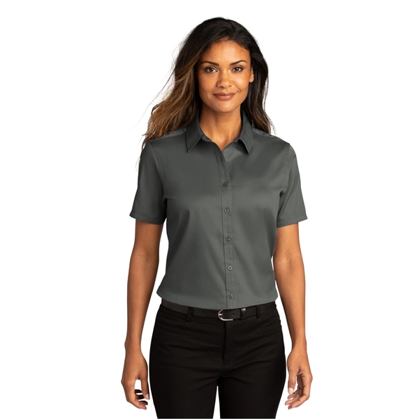 Port Authority Women's Short Sleeve SuperPro React Twill ... - Port Authority Women's Short Sleeve SuperPro React Twill ... - Image 54 of 91