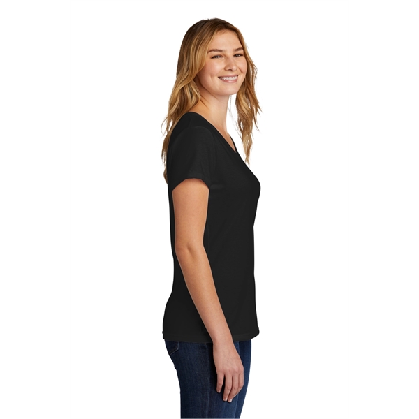 Port & Company Women's Tri-Blend V-Neck Tee. - Port & Company Women's Tri-Blend V-Neck Tee. - Image 2 of 45