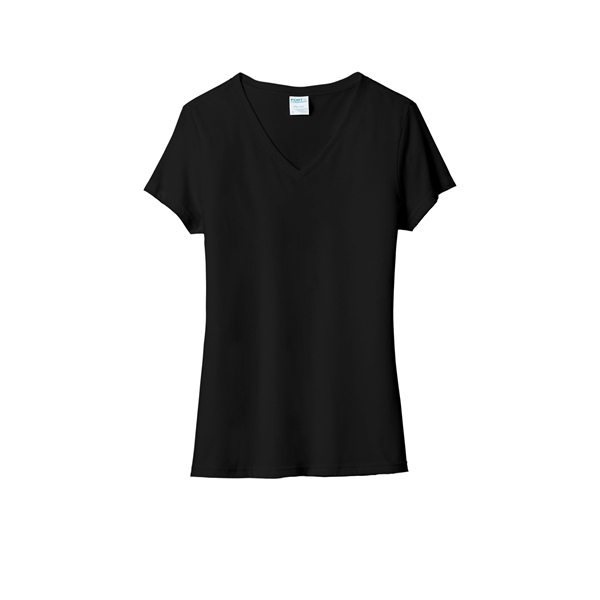 Port & Company Women's Tri-Blend V-Neck Tee. - Port & Company Women's Tri-Blend V-Neck Tee. - Image 3 of 45