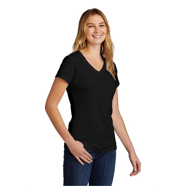 Port & Company Women's Tri-Blend V-Neck Tee. - Port & Company Women's Tri-Blend V-Neck Tee. - Image 4 of 45