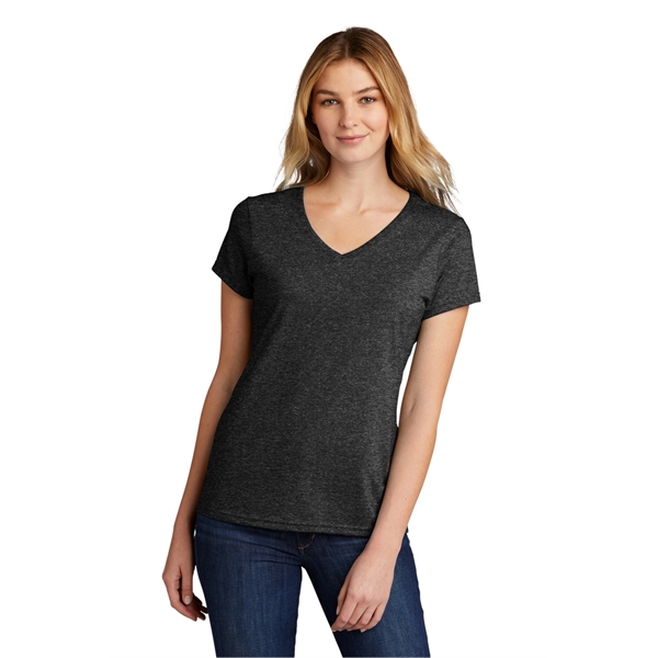 Port & Company Women's Tri-Blend V-Neck Tee. - Port & Company Women's Tri-Blend V-Neck Tee. - Image 5 of 45