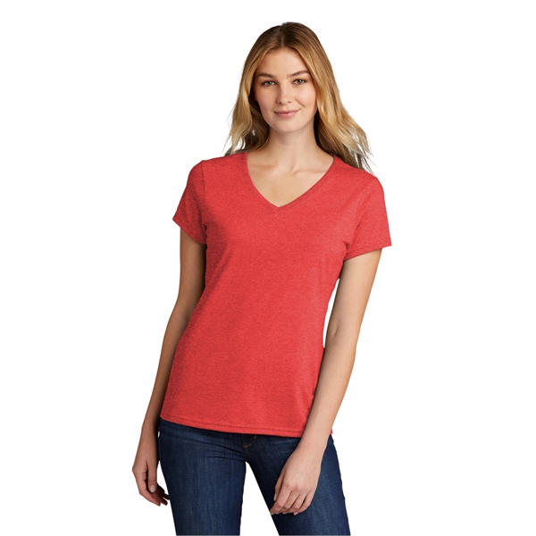 Port & Company Women's Tri-Blend V-Neck Tee. - Port & Company Women's Tri-Blend V-Neck Tee. - Image 10 of 45