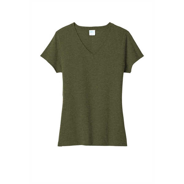 Port & Company Women's Tri-Blend V-Neck Tee. - Port & Company Women's Tri-Blend V-Neck Tee. - Image 22 of 45