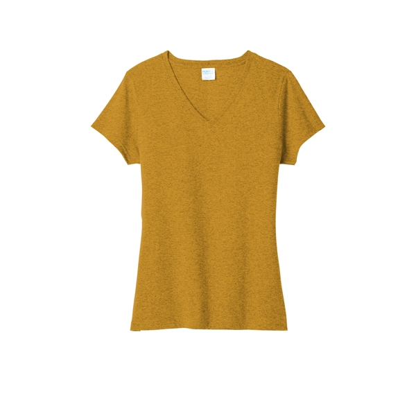 Port & Company Women's Tri-Blend V-Neck Tee. - Port & Company Women's Tri-Blend V-Neck Tee. - Image 27 of 45