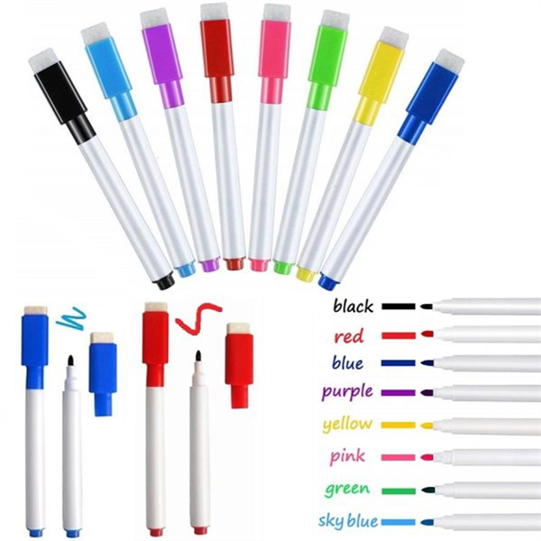 Whiteboard Marker Pen with Eraser - Whiteboard Marker Pen with Eraser - Image 0 of 2