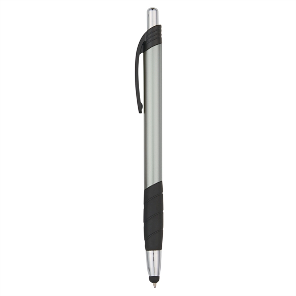 Sleek Plunger Action Pen with Stylus - Sleek Plunger Action Pen with Stylus - Image 2 of 7