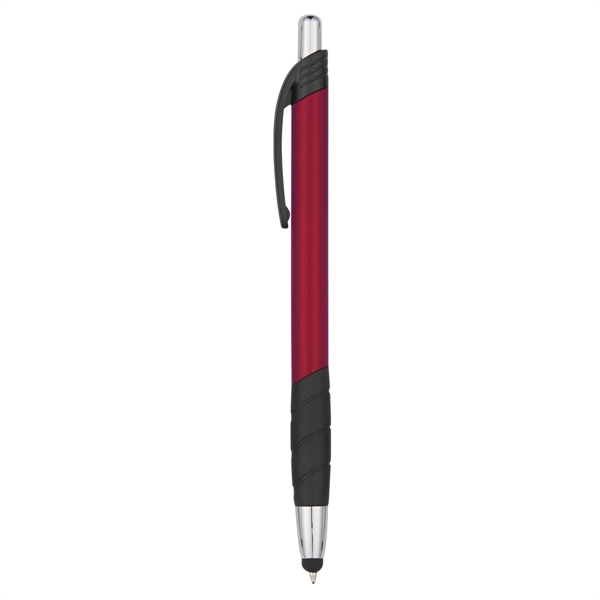 Sleek Plunger Action Pen with Stylus - Sleek Plunger Action Pen with Stylus - Image 5 of 7