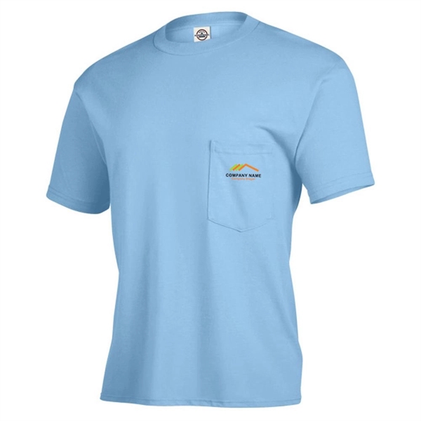 Classic Adult Pocket Tee - Classic Adult Pocket Tee - Image 3 of 9