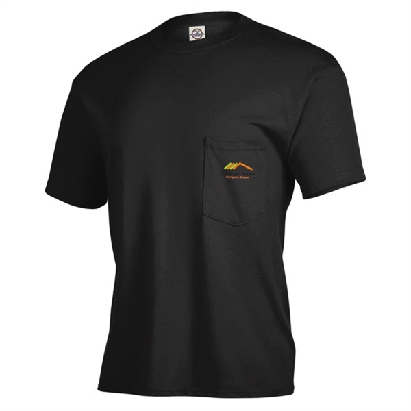 Classic Adult Pocket Tee - Classic Adult Pocket Tee - Image 8 of 9