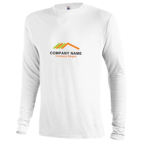 Moisture Wicking Long-Sleeve Adult Tee - Moisture Wicking Long-Sleeve Adult Tee - Image 2 of 11