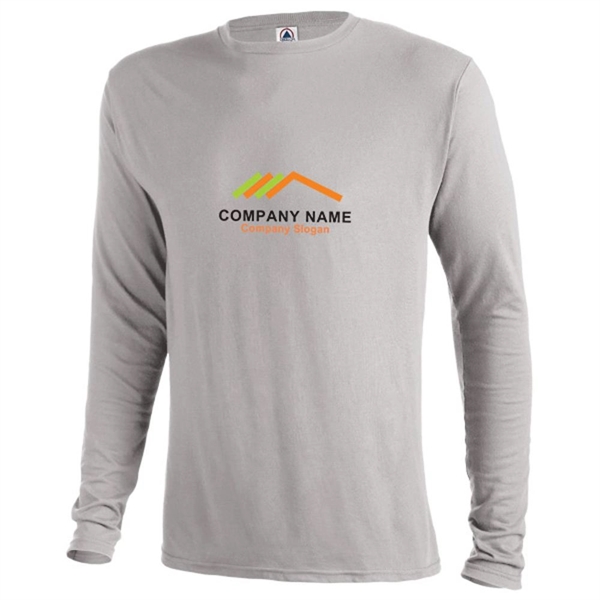 Moisture Wicking Long-Sleeve Adult Tee - Moisture Wicking Long-Sleeve Adult Tee - Image 5 of 11