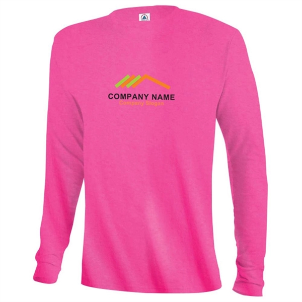 Moisture Wicking Long-Sleeve Adult Tee - Moisture Wicking Long-Sleeve Adult Tee - Image 6 of 11