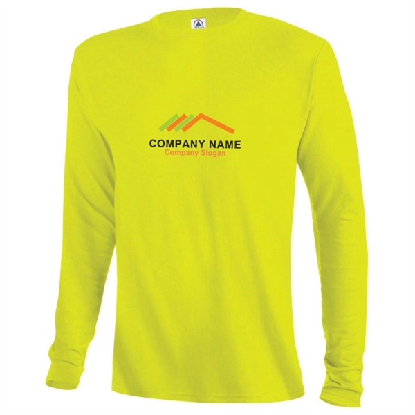 Moisture Wicking Long-Sleeve Adult Tee - Moisture Wicking Long-Sleeve Adult Tee - Image 9 of 11