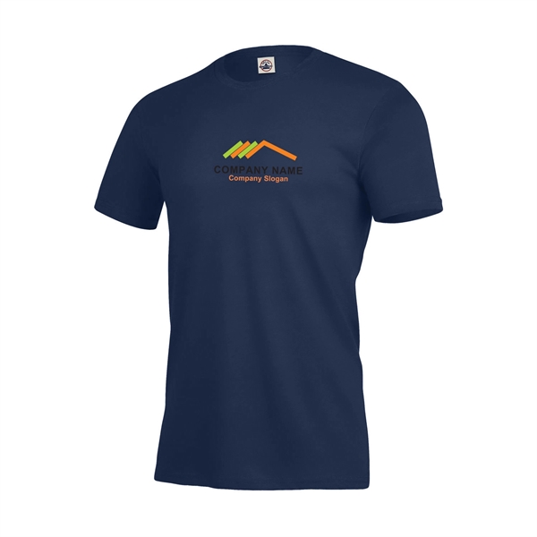 Unisex Adult-Fitted Ringspun Tee - Unisex Adult-Fitted Ringspun Tee - Image 5 of 7