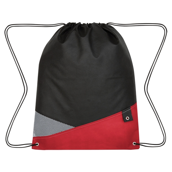 Water-Resistant Athlete's Drawstring Backpack - Water-Resistant Athlete's Drawstring Backpack - Image 3 of 7