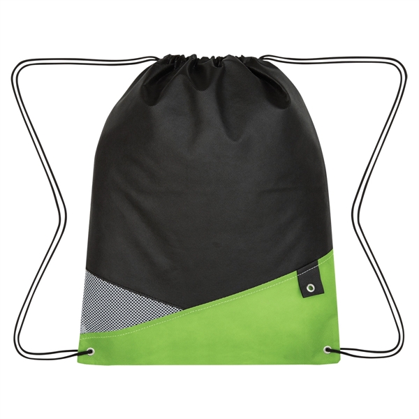 Water-Resistant Athlete's Drawstring Backpack - Water-Resistant Athlete's Drawstring Backpack - Image 5 of 7