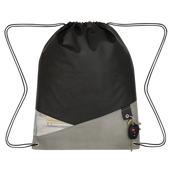 Water-Resistant Athlete's Drawstring Backpack - Water-Resistant Athlete's Drawstring Backpack - Image 7 of 7