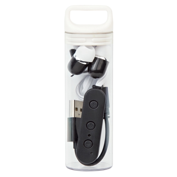 Compact-Cased Wireless Earbuds - Compact-Cased Wireless Earbuds - Image 7 of 8