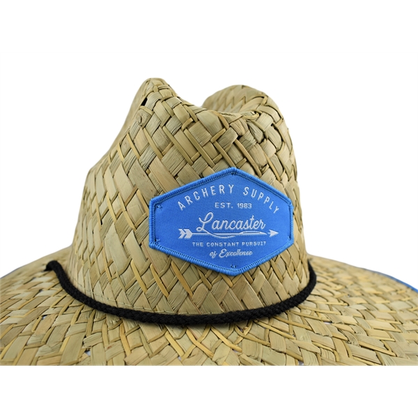 Sol Customized Straw Hat with Full color imprint - Sol Customized Straw Hat with Full color imprint - Image 5 of 9
