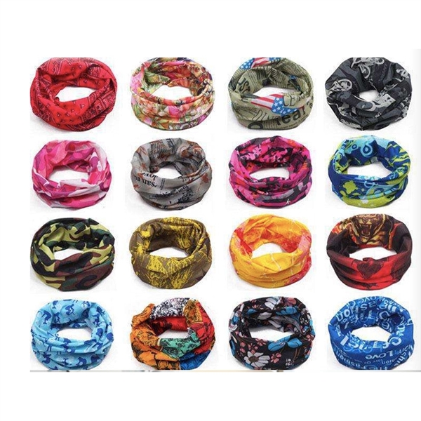 Multi-functional Seamless Bandanas Headwear - Multi-functional Seamless Bandanas Headwear - Image 1 of 4