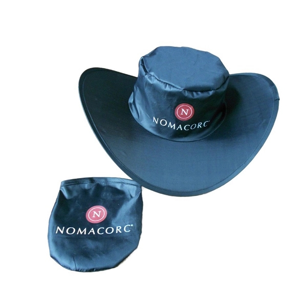 Promotional Foldable Cowboy Hat With Pouch - Promotional Foldable Cowboy Hat With Pouch - Image 5 of 5