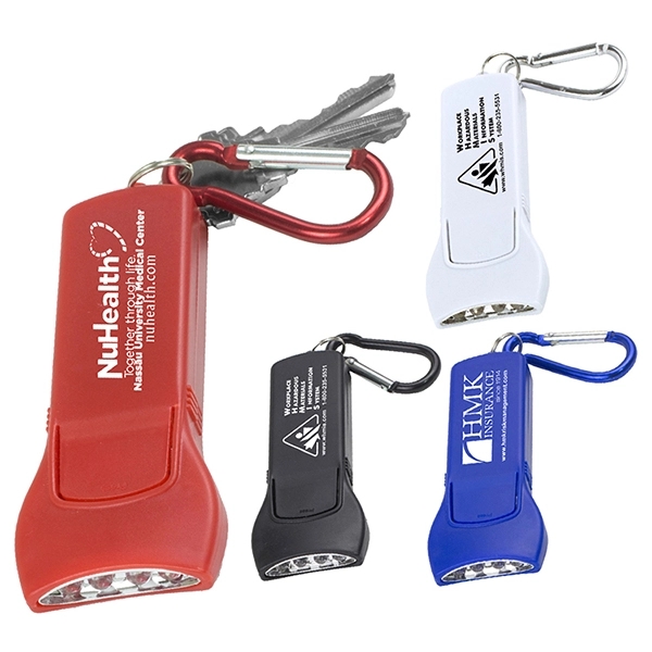Beamer 4 LED Keyholder Keylite with Carabiner Clip - Beamer 4 LED Keyholder Keylite with Carabiner Clip - Image 0 of 1