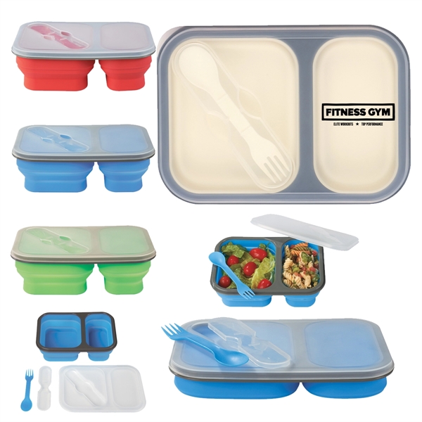Dual Compartment Food Container - Dual Compartment Food Container - Image 0 of 12
